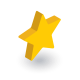 Icon eines Sternes in der Farbe gelb