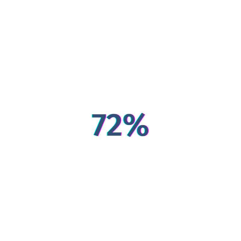 Blaue Zahl 72