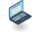 eine Grafik eines Laptops