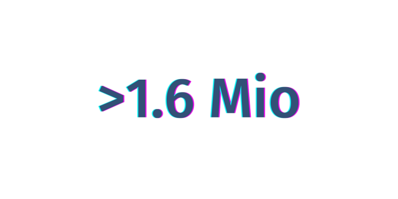 die Zahl 1.6 Mio